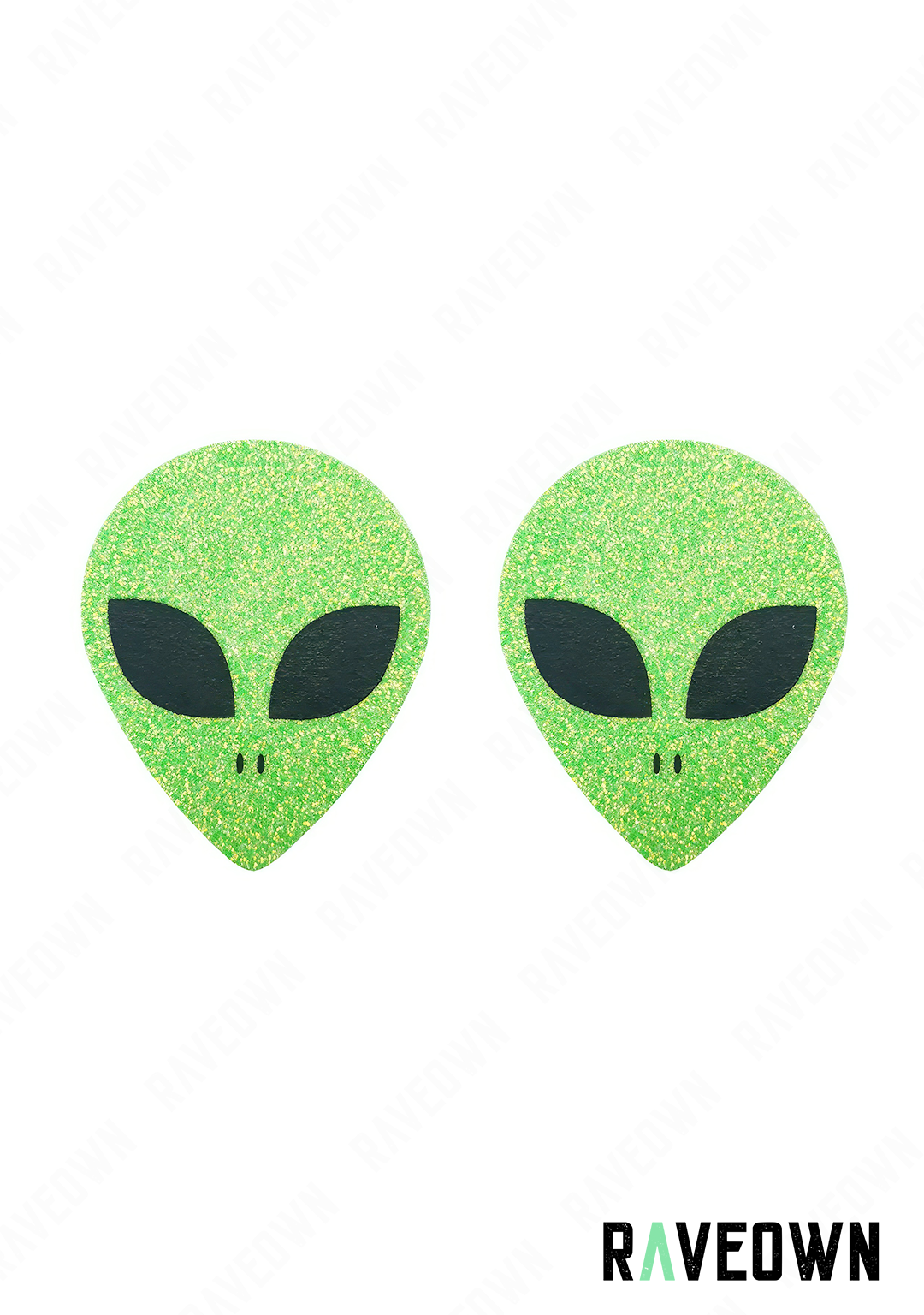 Cache Tétons Vert Alien | Sticky Boobs