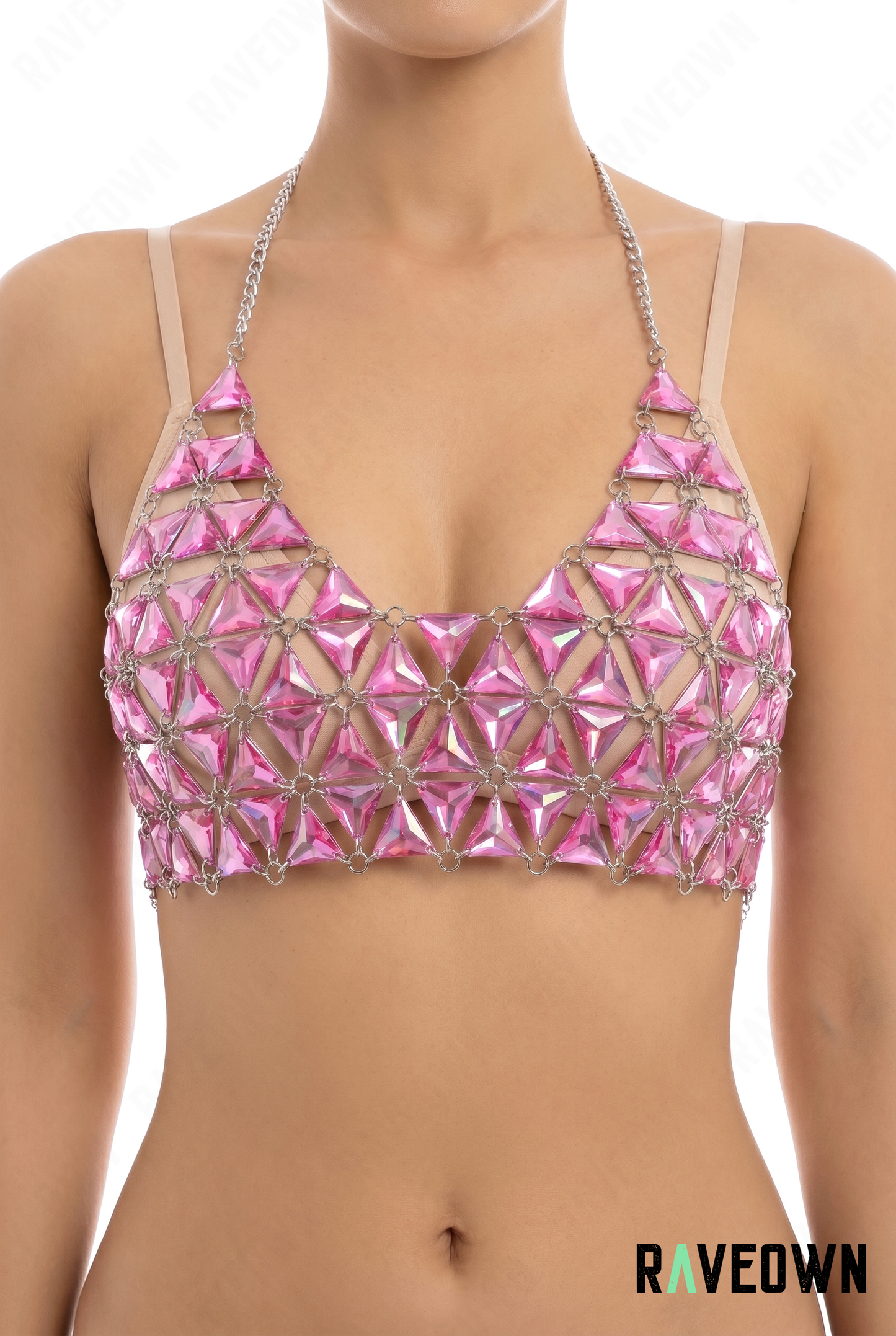 Bralette Sequins Miroir – Holographique | NØXX