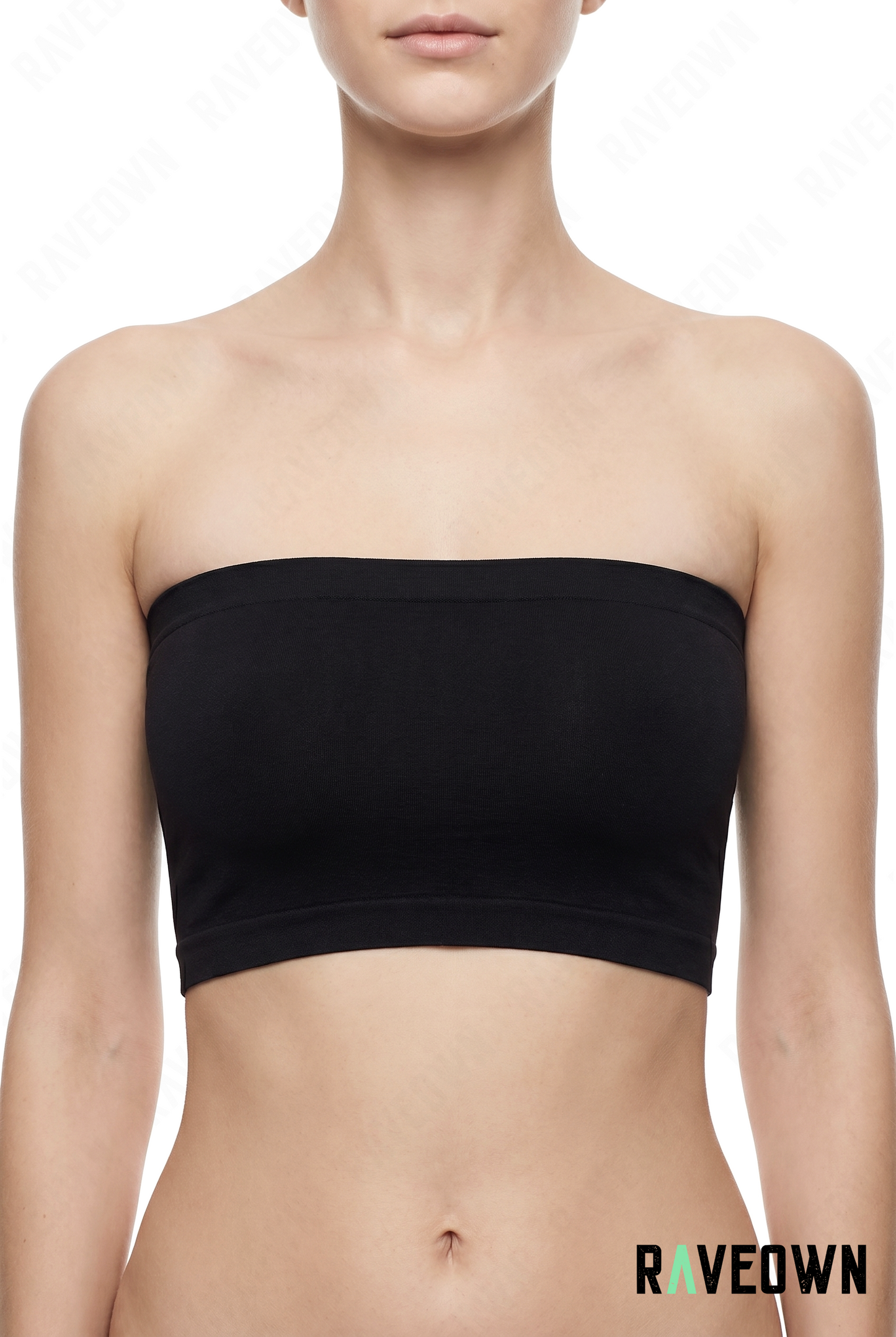 Crop Top Femme – Bandeau Sans Bretelles Uni | Solvaï