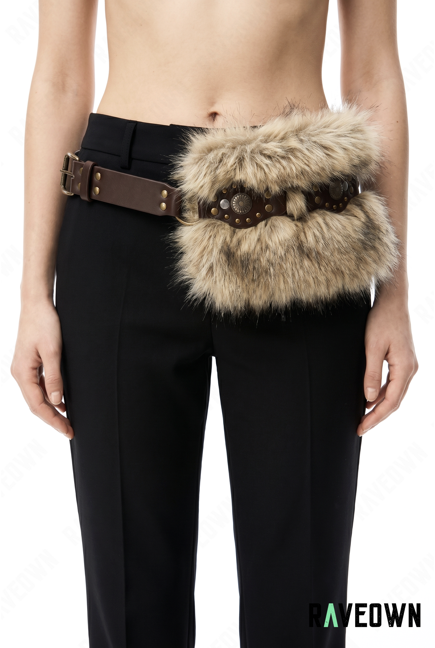 Ceinture Boho Avec Fourrure | Rave.In.Fur