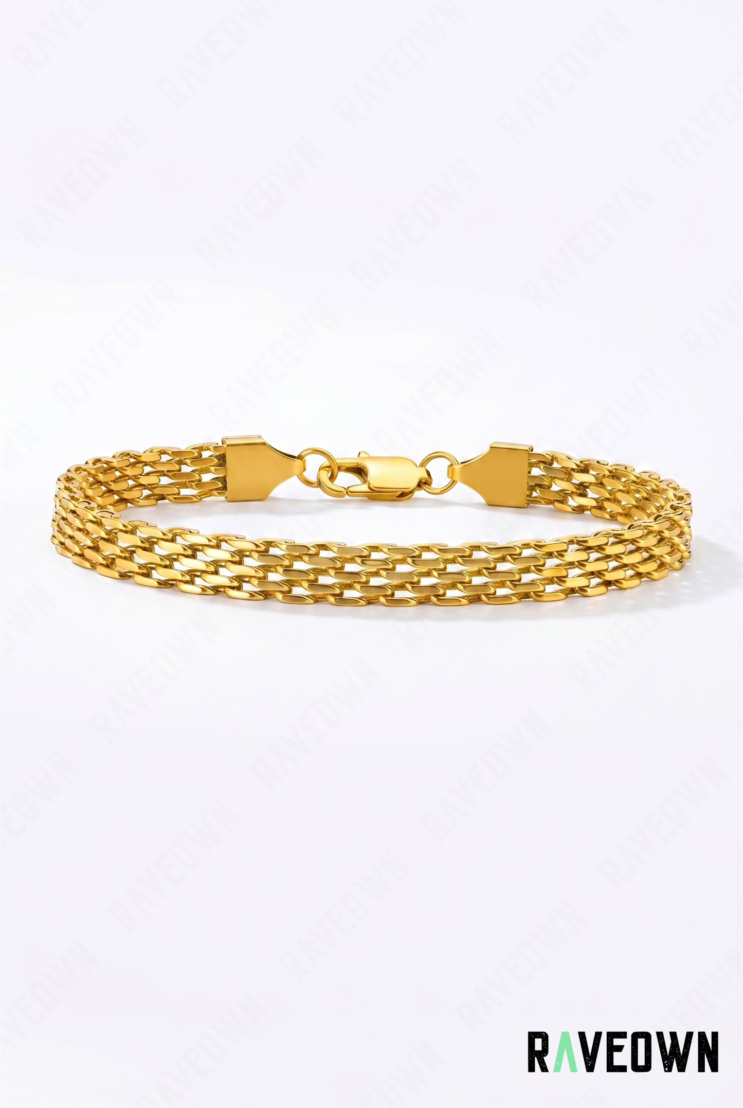 Bracelet Chaîne Femme – Doré Empilable | RÆVEN