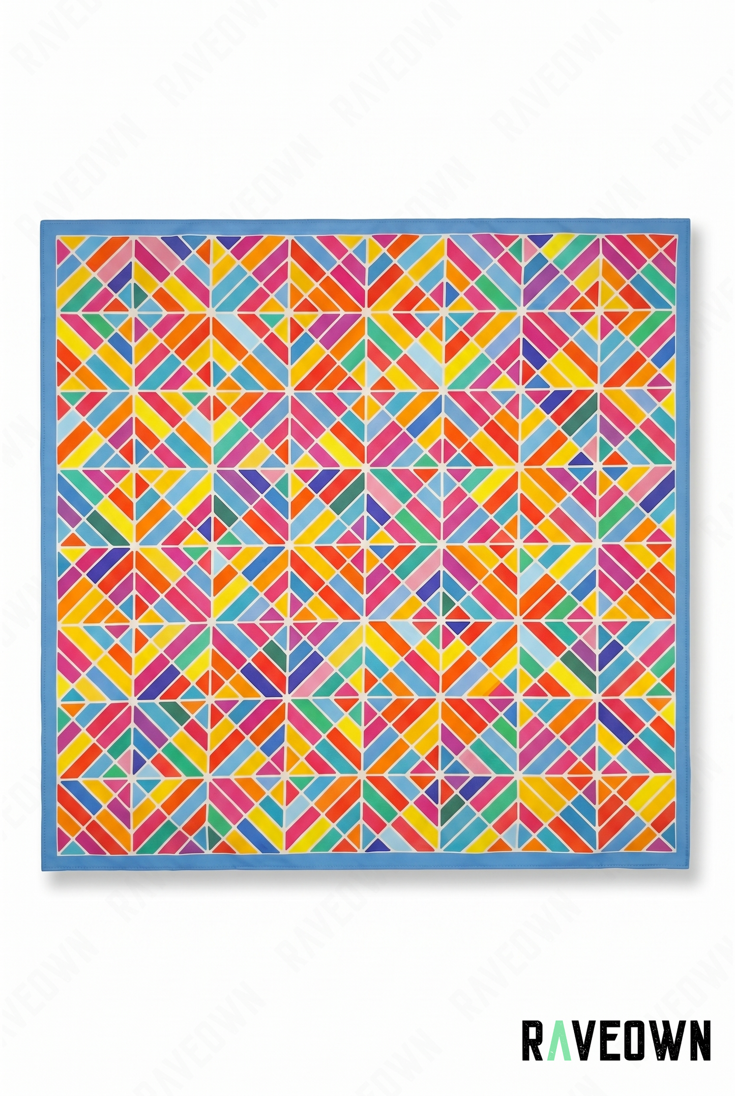 Foulard Bandana Femme Géométrique | Lunaï
