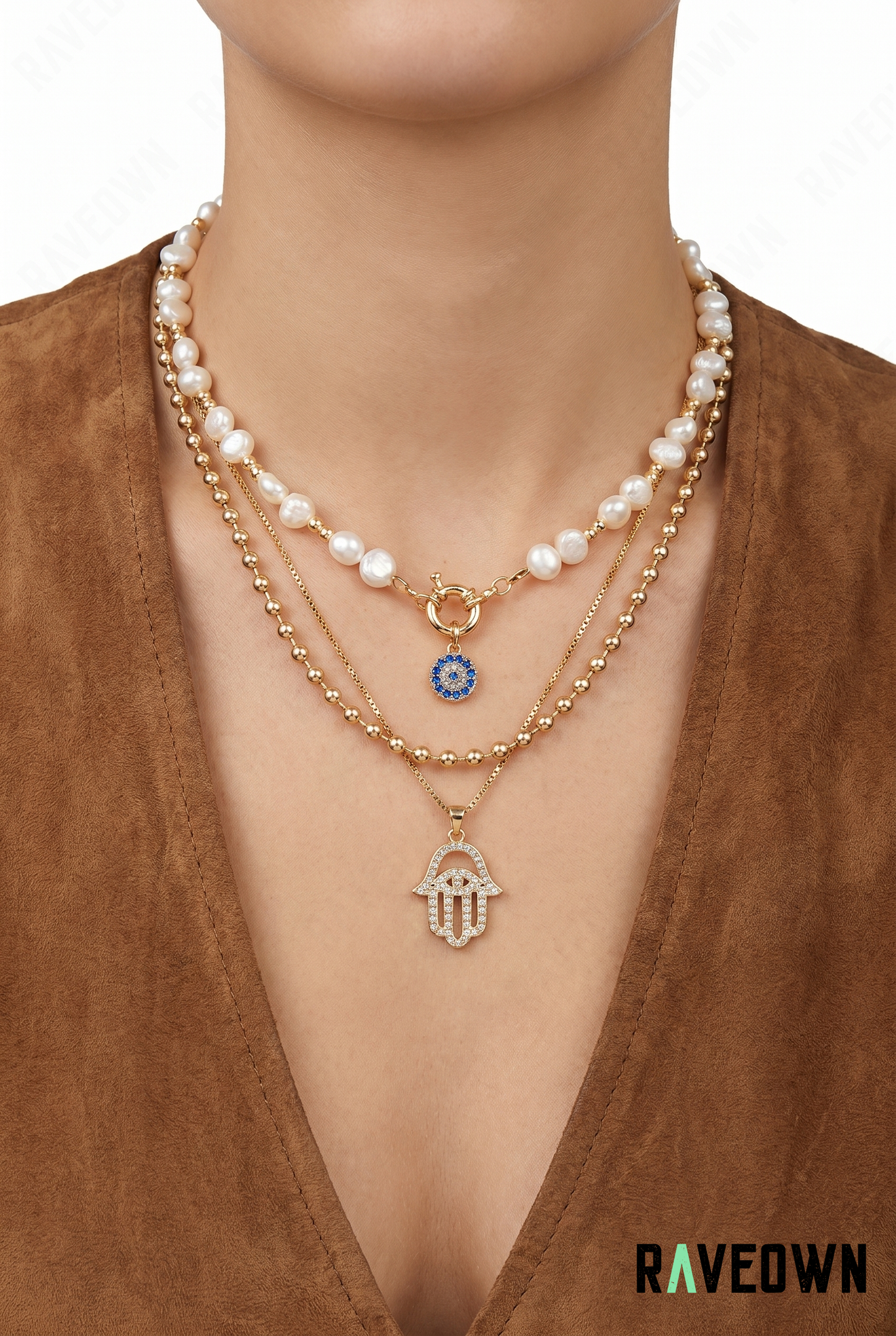 Collier Main de Fatma œil | Nektra