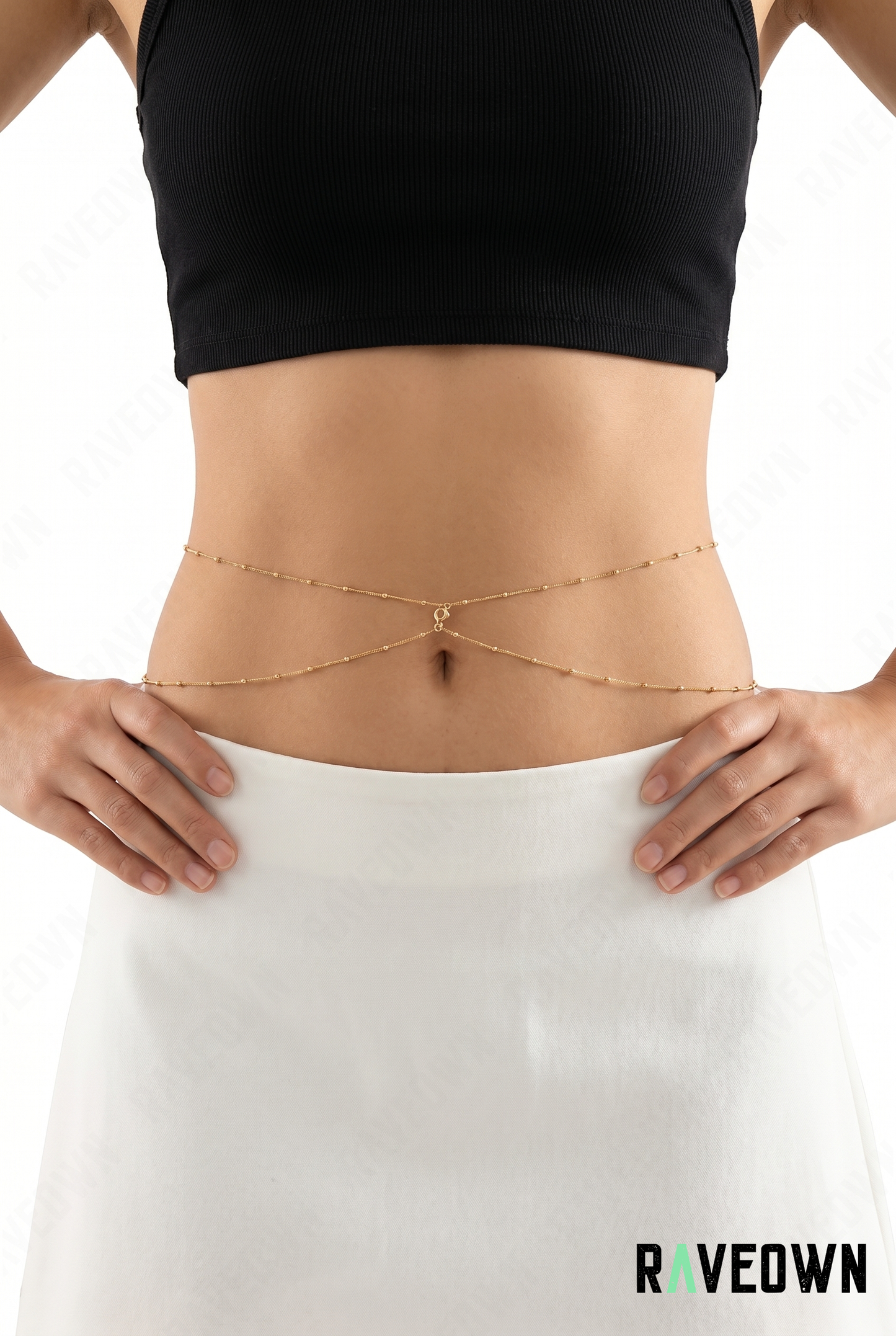 Bijou Ventre Double Chaîne Fine | Hippie Boho