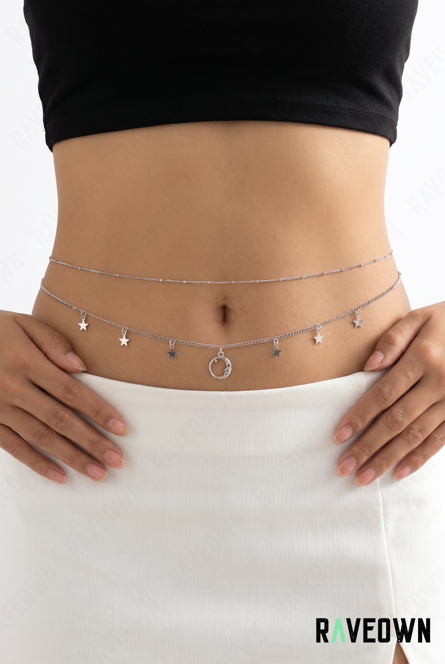 Chaîne de Taille Femme Étoiles | RÆVEN