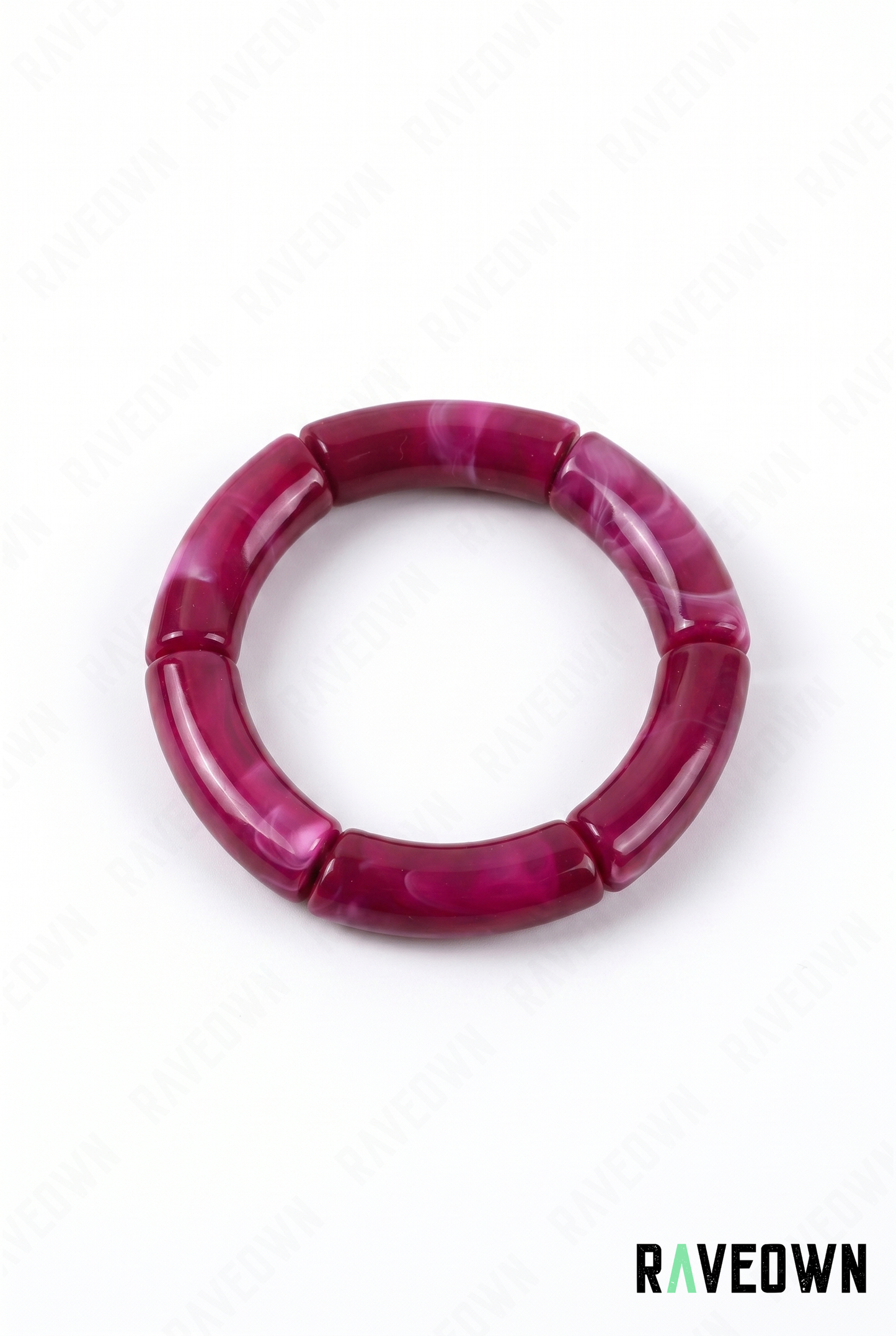 Bracelet Bordeaux Marbré