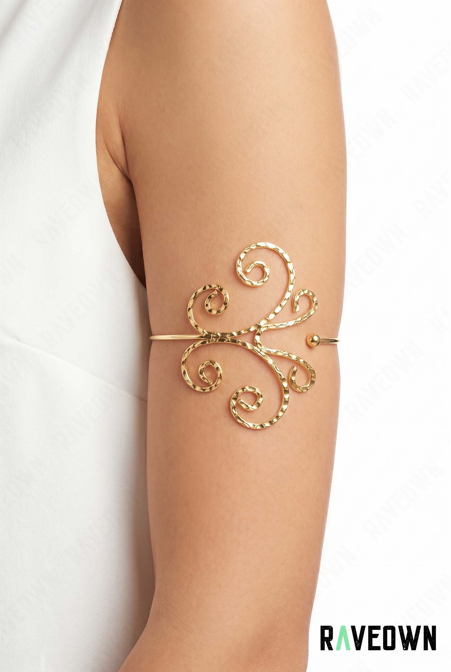 Bracelet de Bras – Spirale Arabesques | Nektra