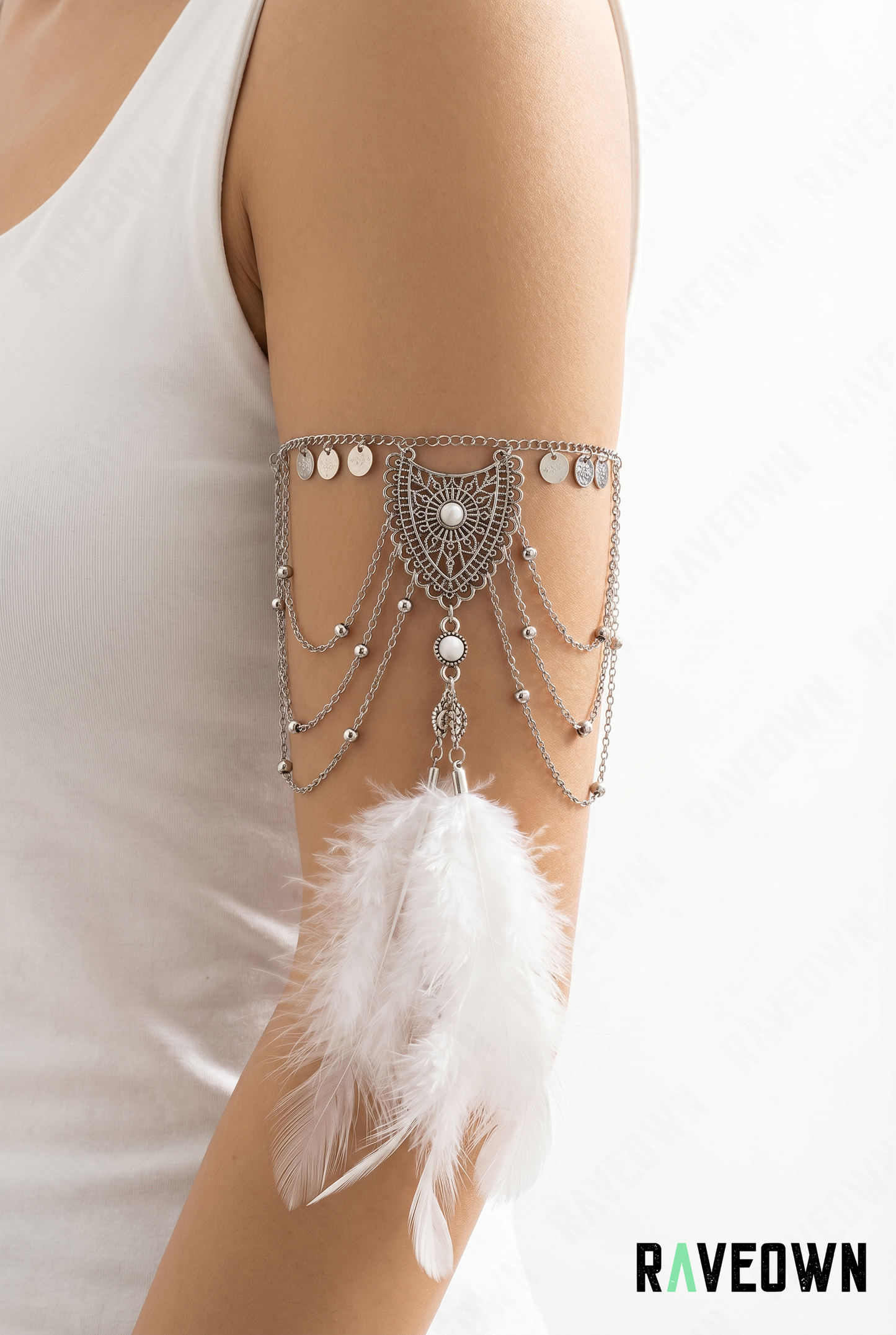 Bijou de Bras Plume Femme | Nektra