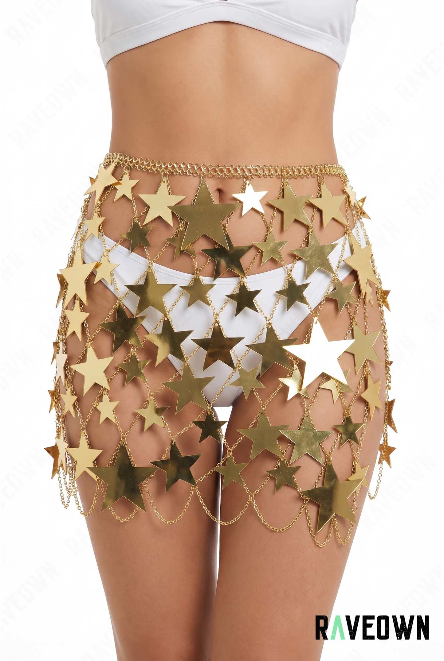 Mini Jupe Sequin Miroir Étoiles | Nektra