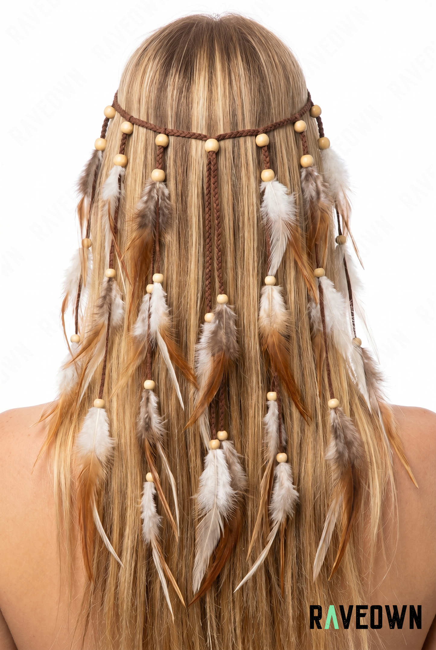 Accessoire Cheveux Hippie – Plumes Longues | Terra Boho