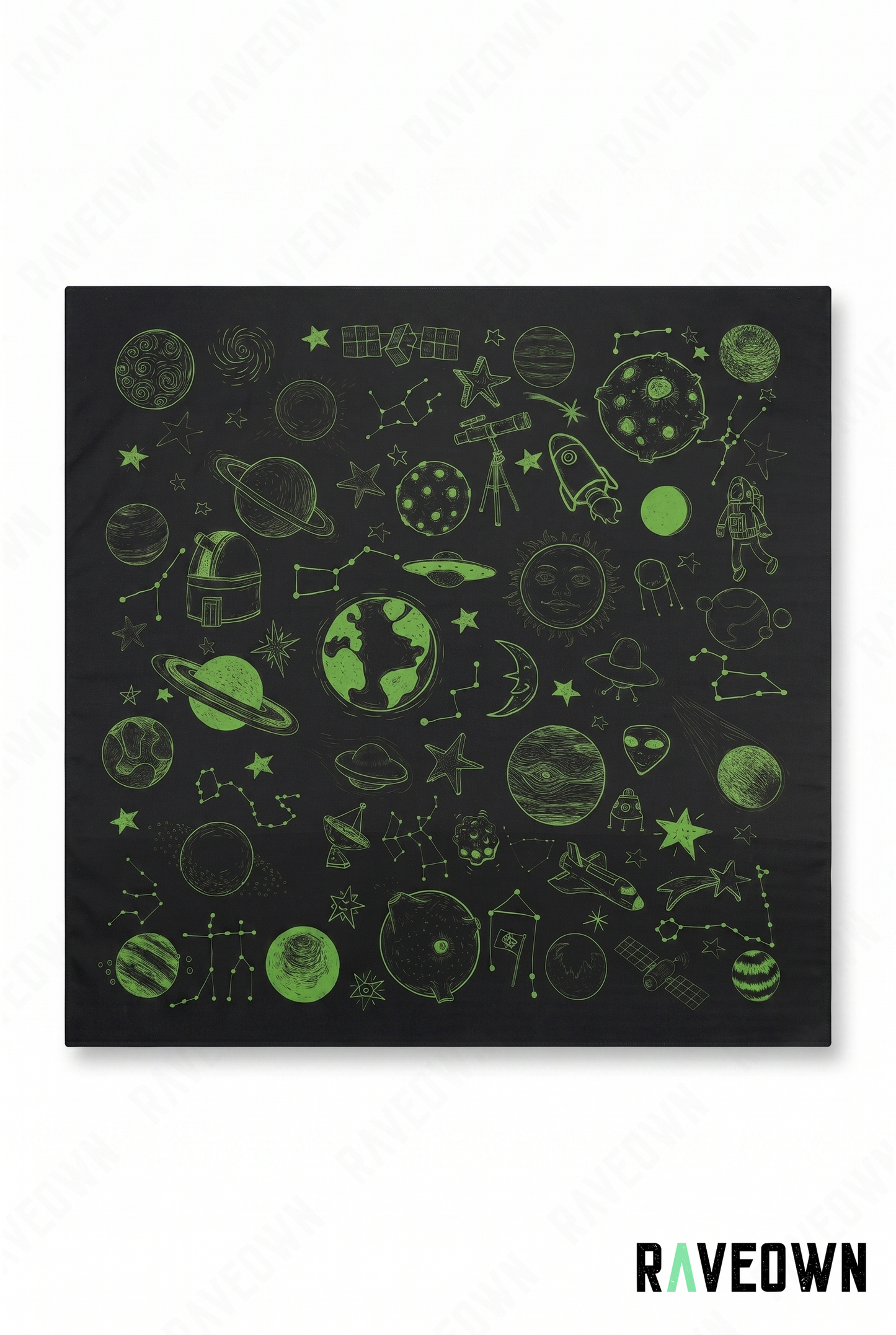 Bandana Coton – Constellations | Festi.Life