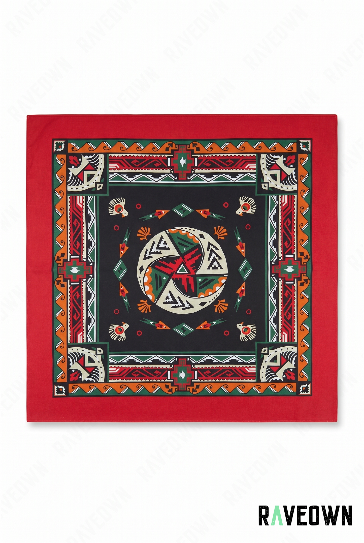 Bandana Femme – Aztèque Géométrique | Terra Boho