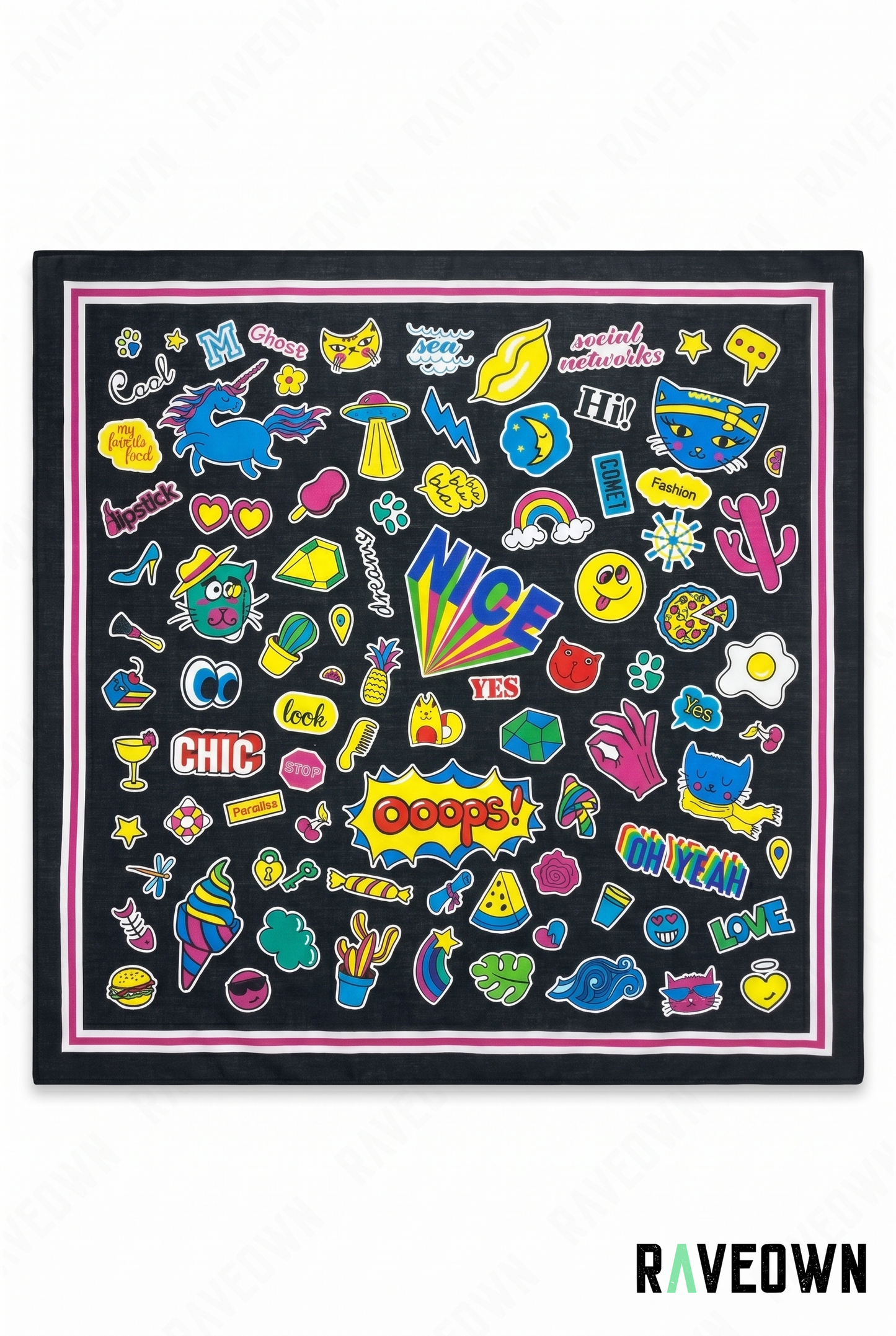Bandana Femme – Stickers Pop | Solvaï