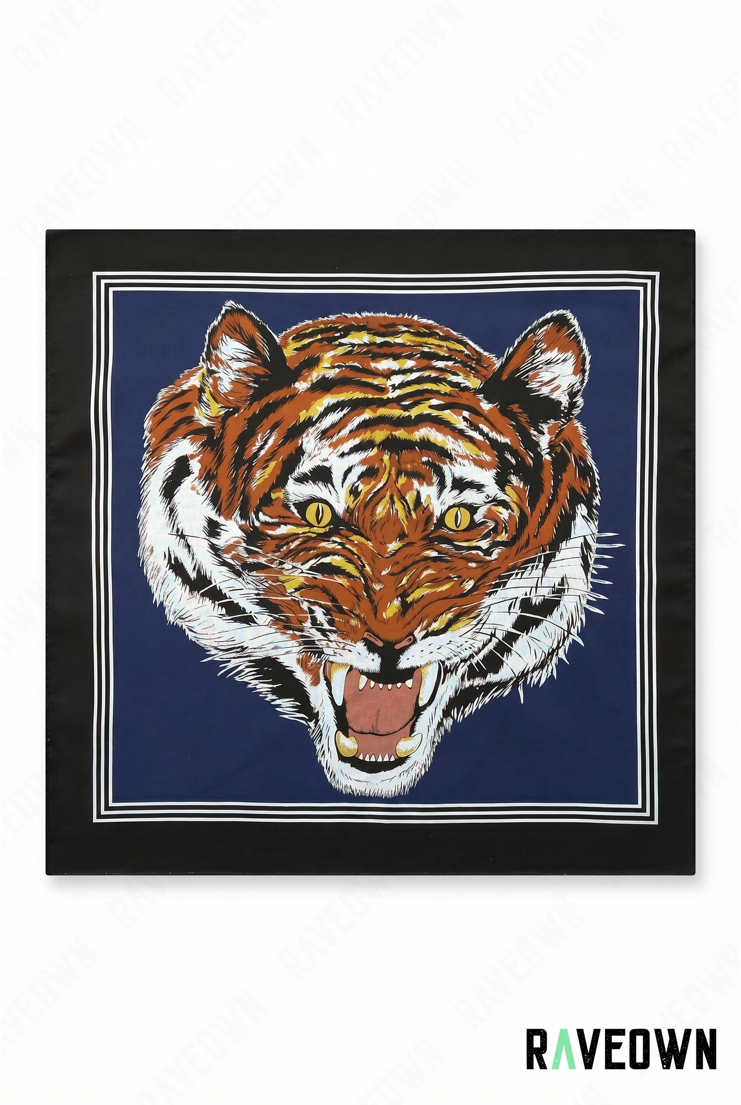 Bandana Coton – Tigre Portrait | Solvaï