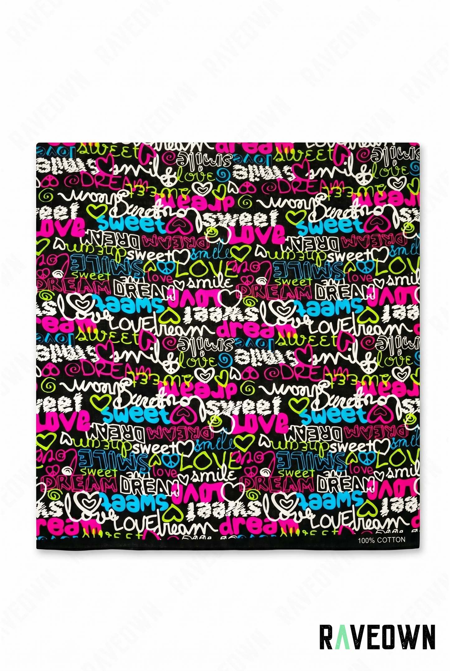 Foulard Bandana Femme – Graffiti Pop | Festi.Life