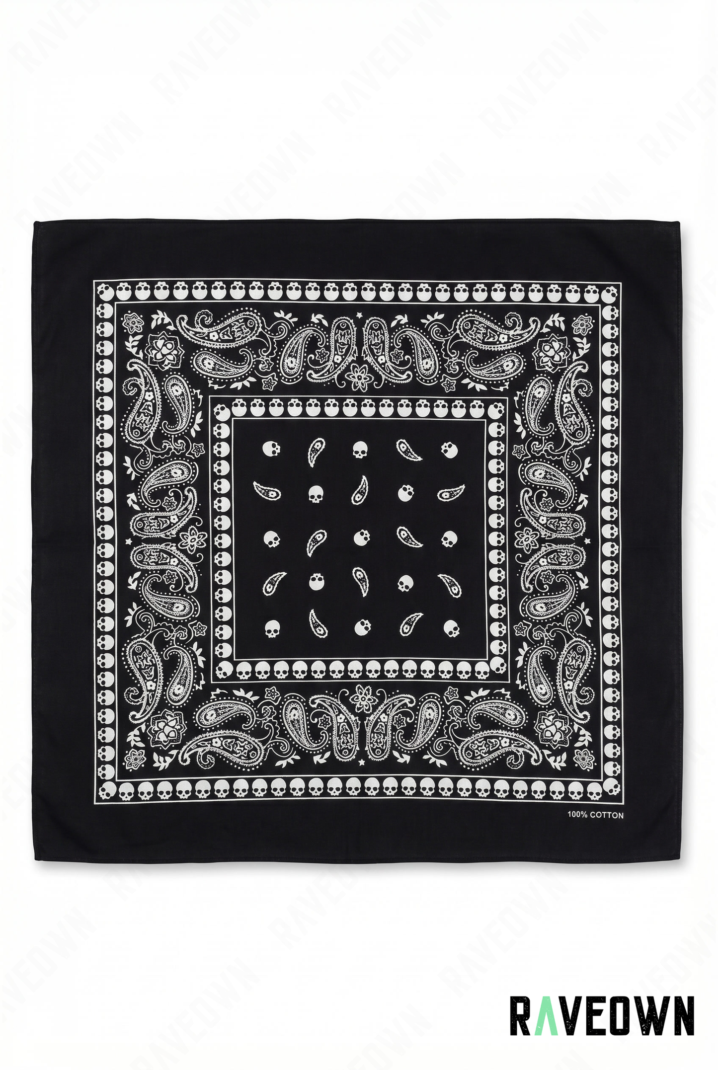 Bandana cachemire femme – Paisley classique | Lunaï
