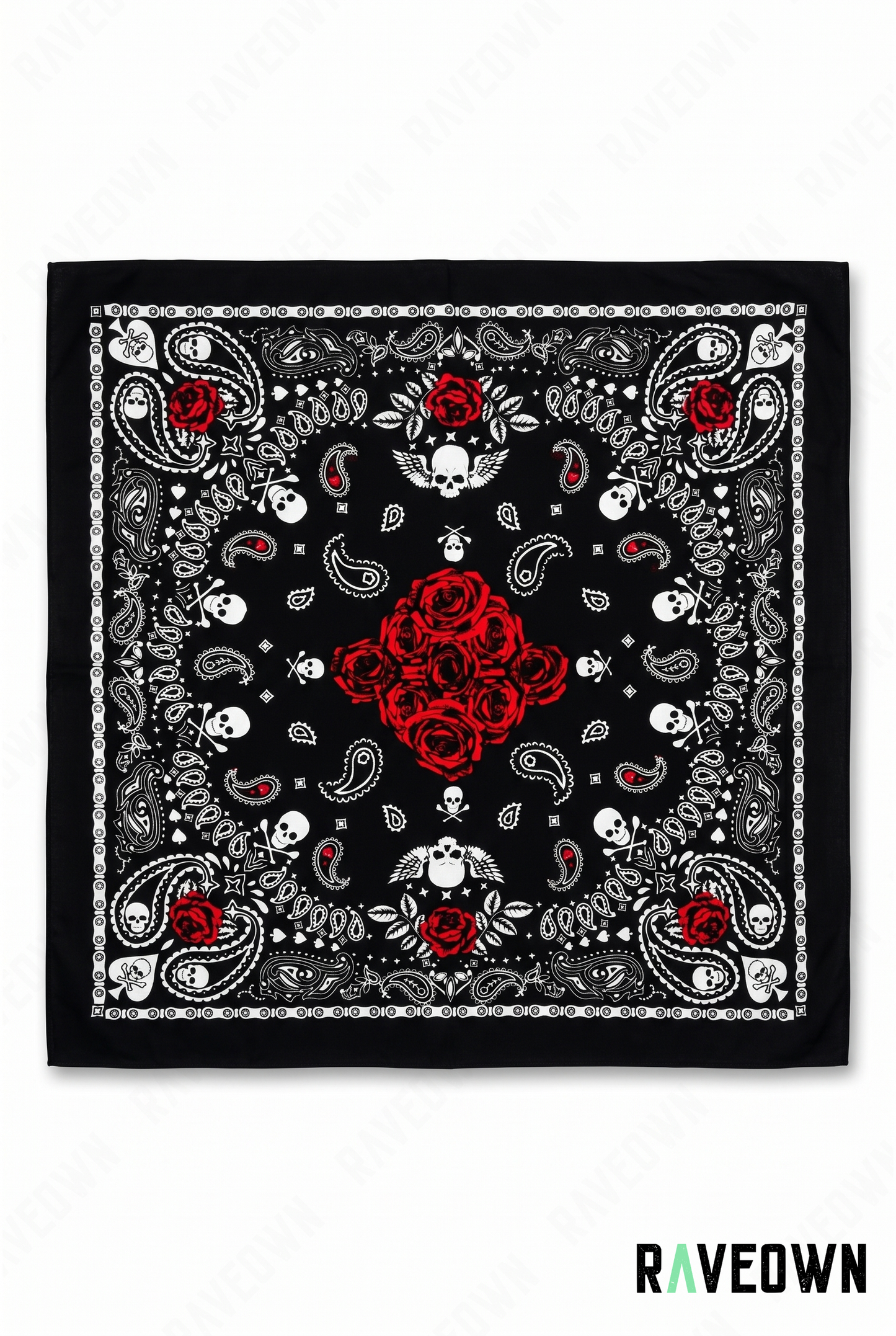 Foulard Bandana – Skull Paisley | Nomadix