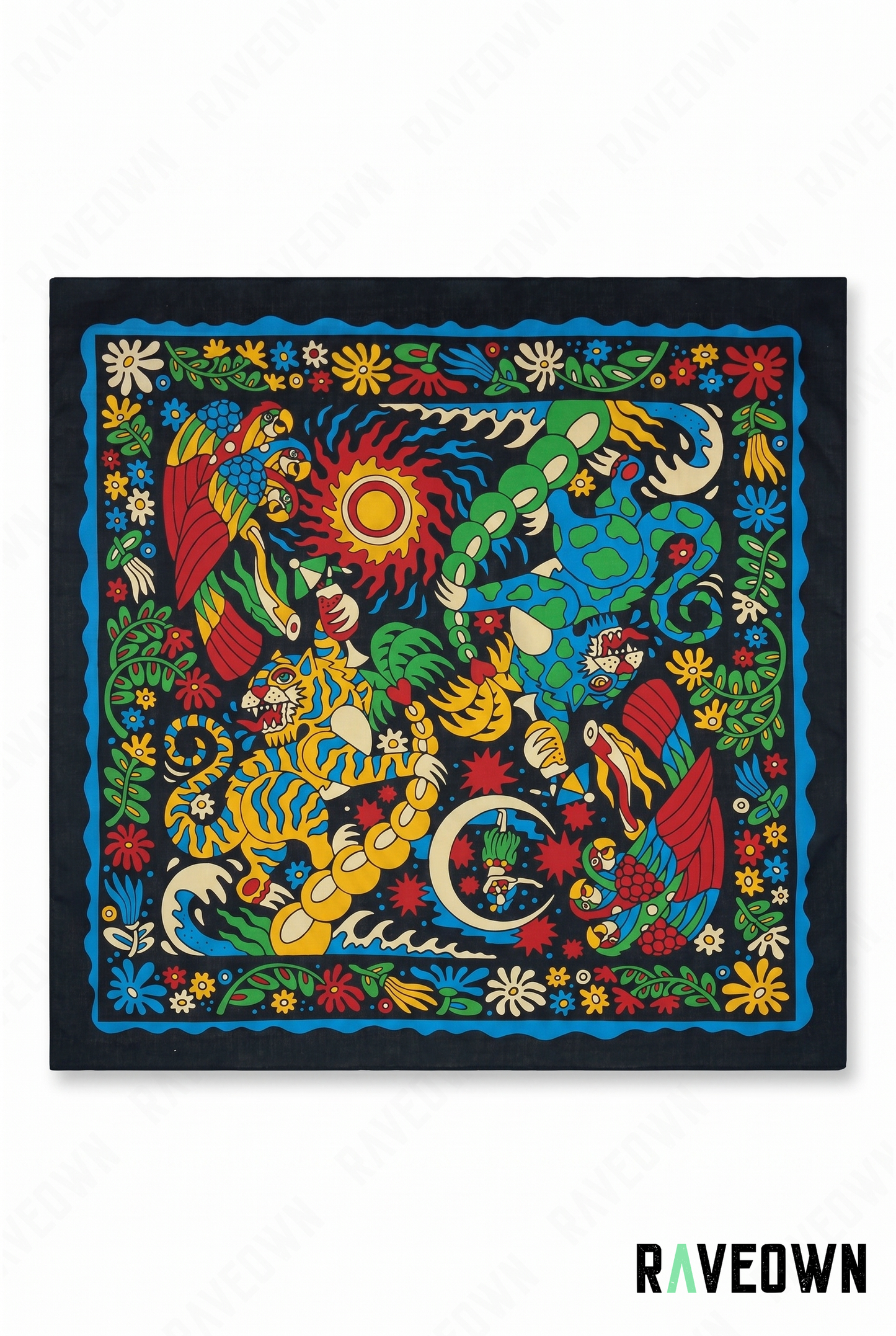 Bandana Femme – Floral Animaux | Terra Boho