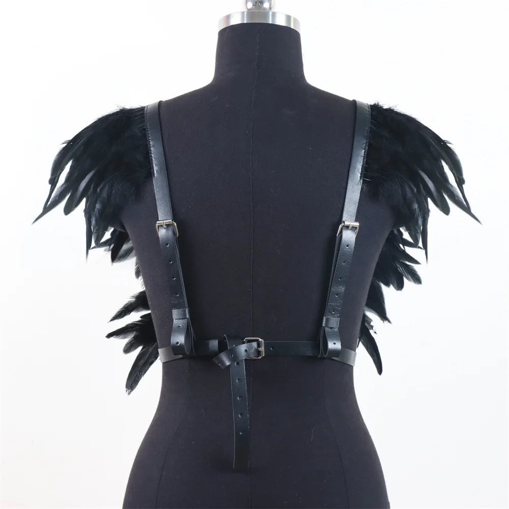Gilet Plumes Nocturnes | RavenGlow