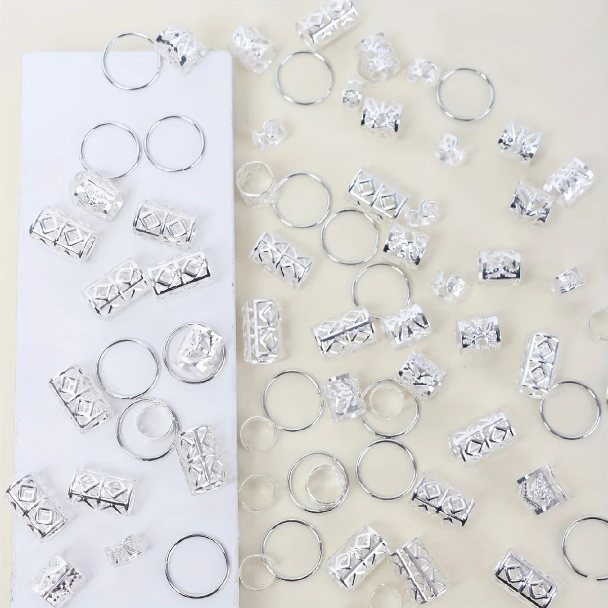 Bijou Cheveux – Set 80p Anneaux | Lunaï
