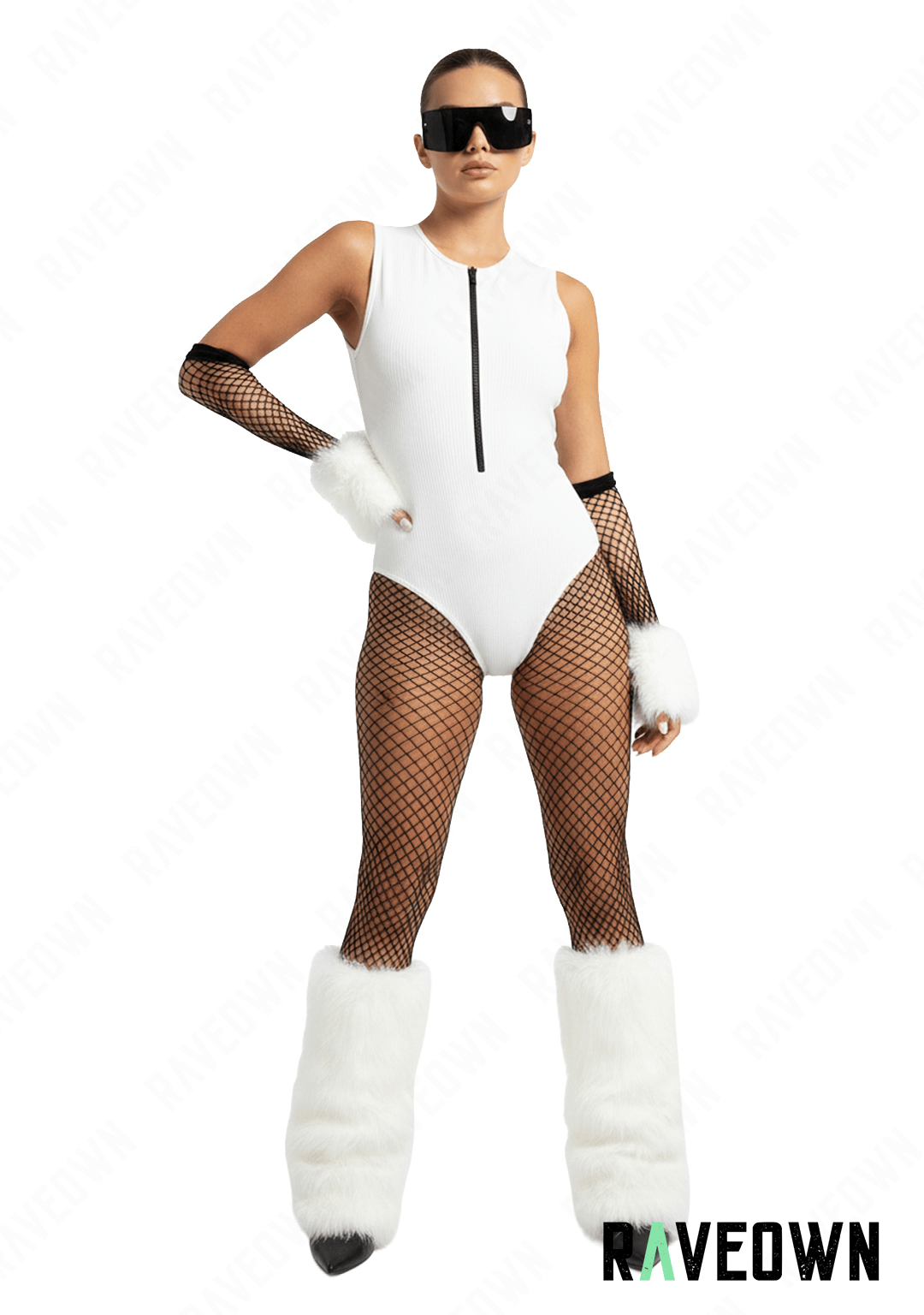 Body Blanc sans Manches | CLEARITY