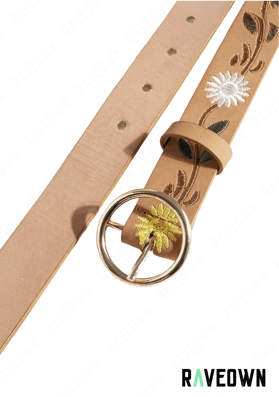 Ceinture Hippie Chic | Hippie BOHO Brun clair / 100cm