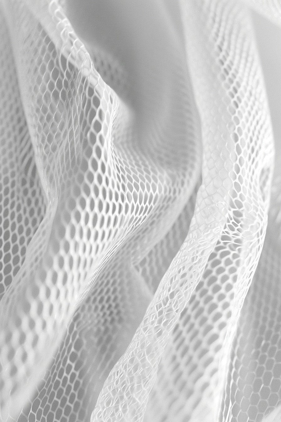 Collant Résille | Taille 4 - Petit Blanc / 4