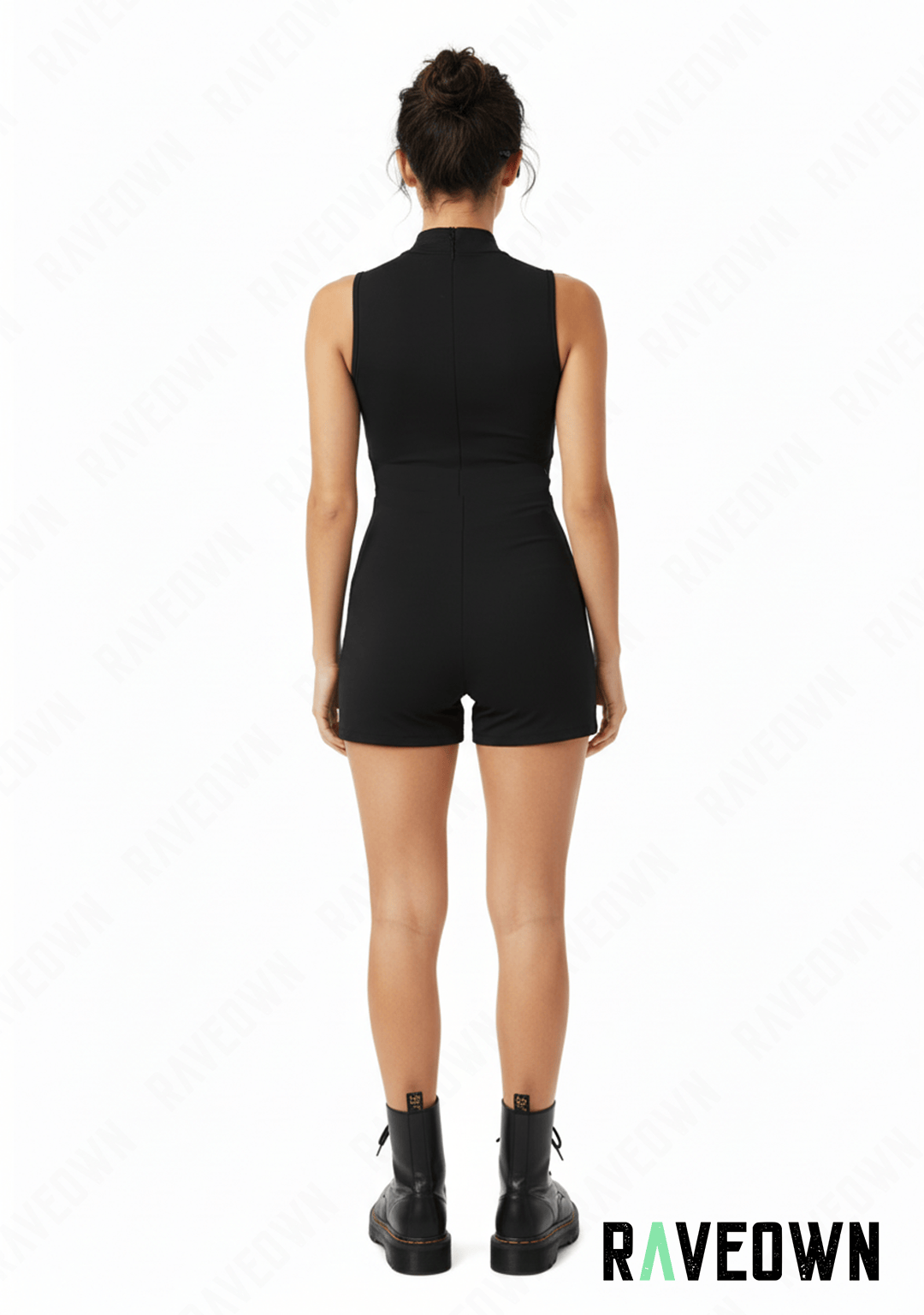 Combishort Noir sans manches | G.Rave