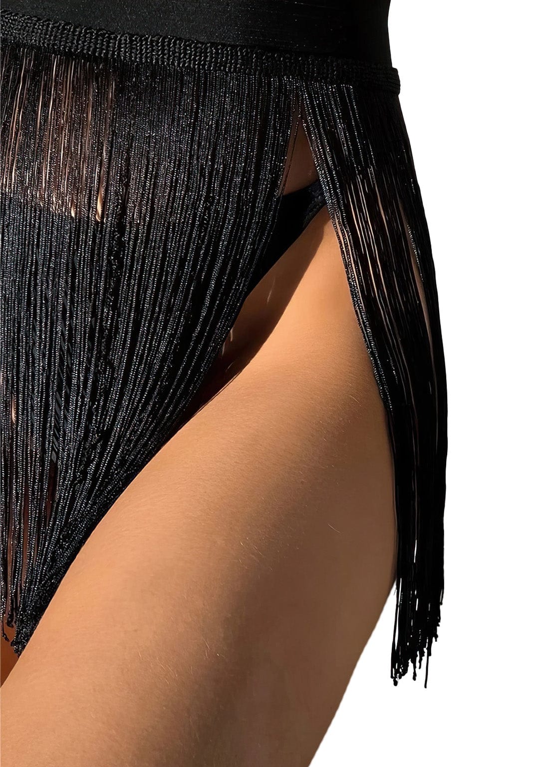 Jupe à Frange Noire | Stormic
