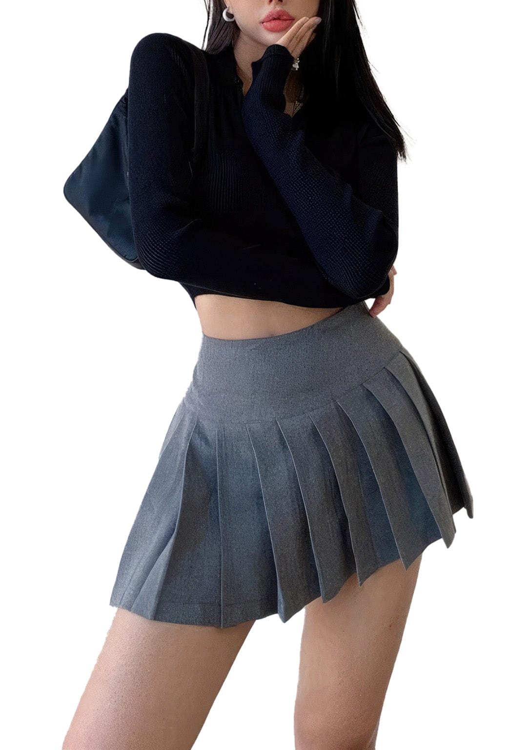 Mini Jupe taille haute Plissée | Classic Rave