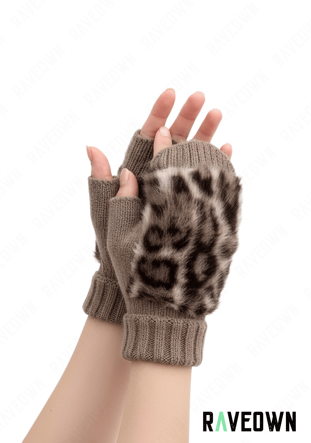 Mitaine Léopard en Fourrure | Rave.In.Fur