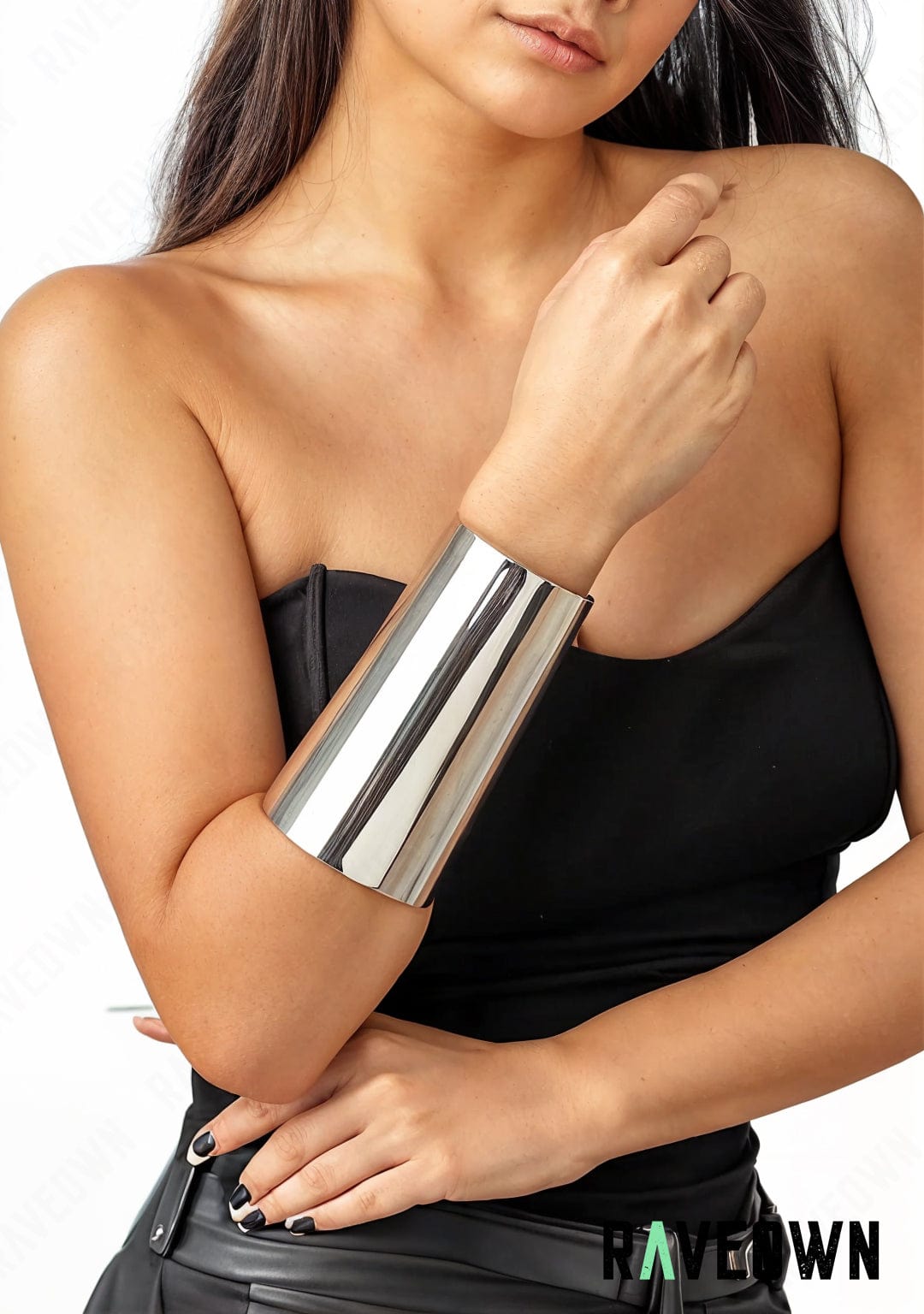 Bracelet Manchette Argenté | MOON SILVER