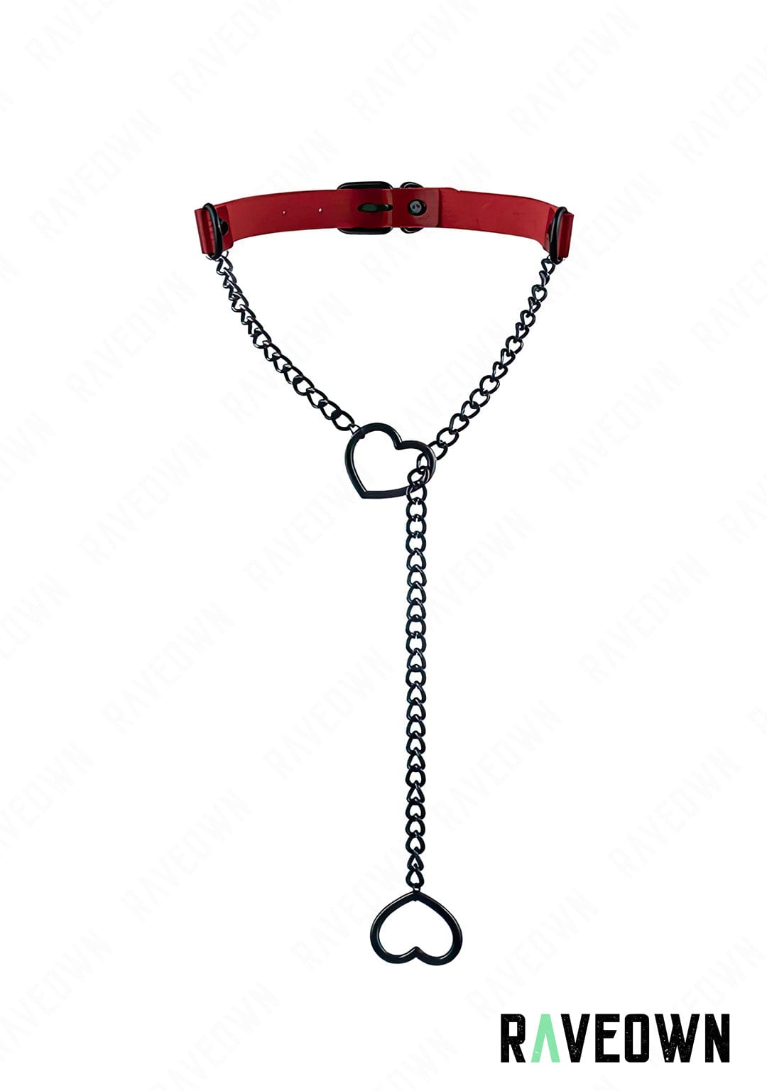RAVEOWN | Collier Plaisir à serrer cœur | RÆVEN Rouge