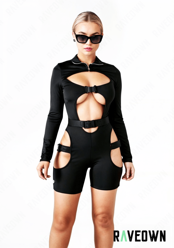 RAVEOWN | Combishort Sexy Noir | GoRave