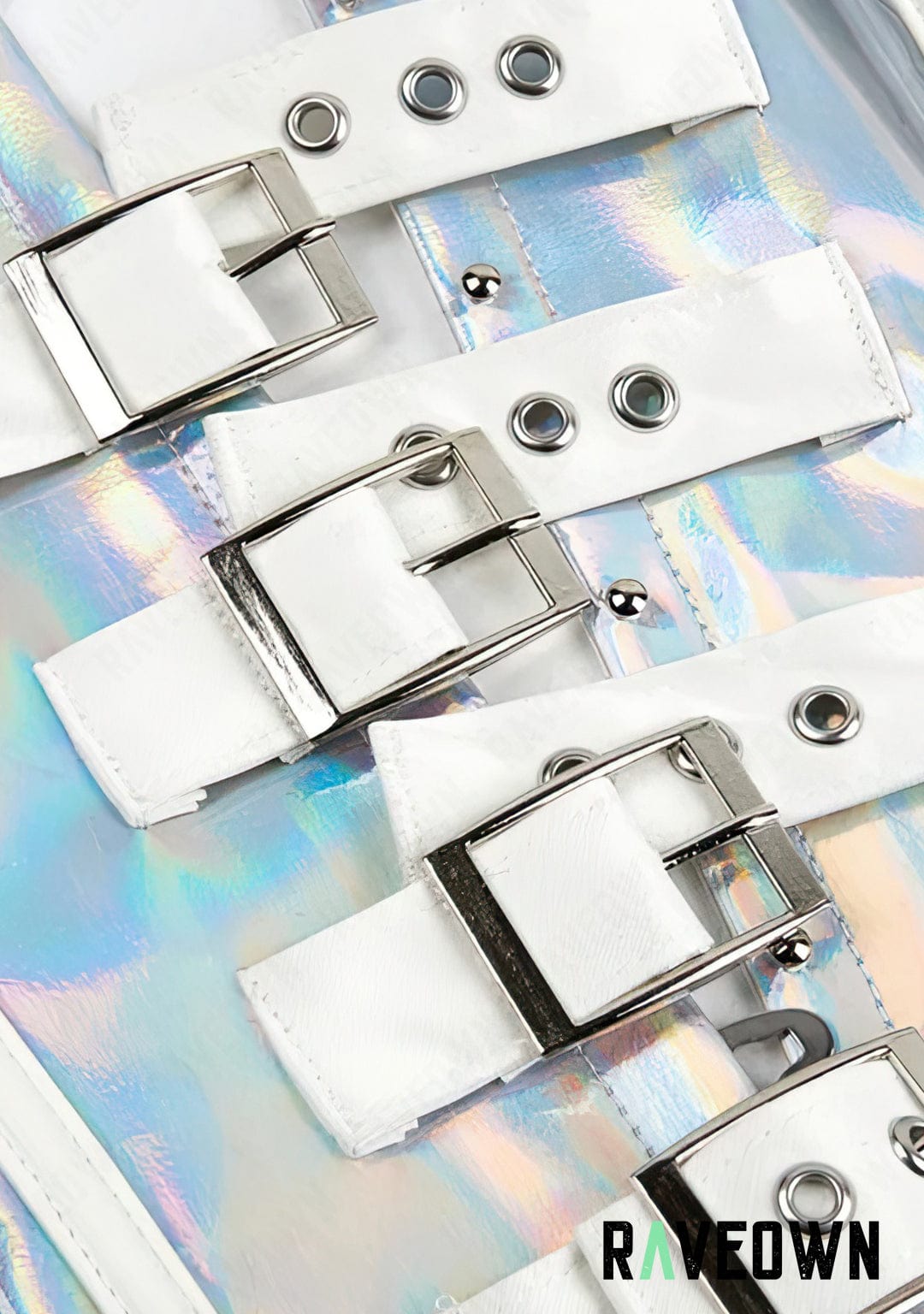 RAVEOWN | Corset | MOON SILVER Holo