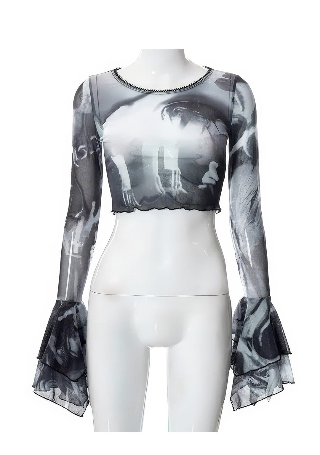 RAVEOWN | Crop Top à Manches évasées | STORMIC