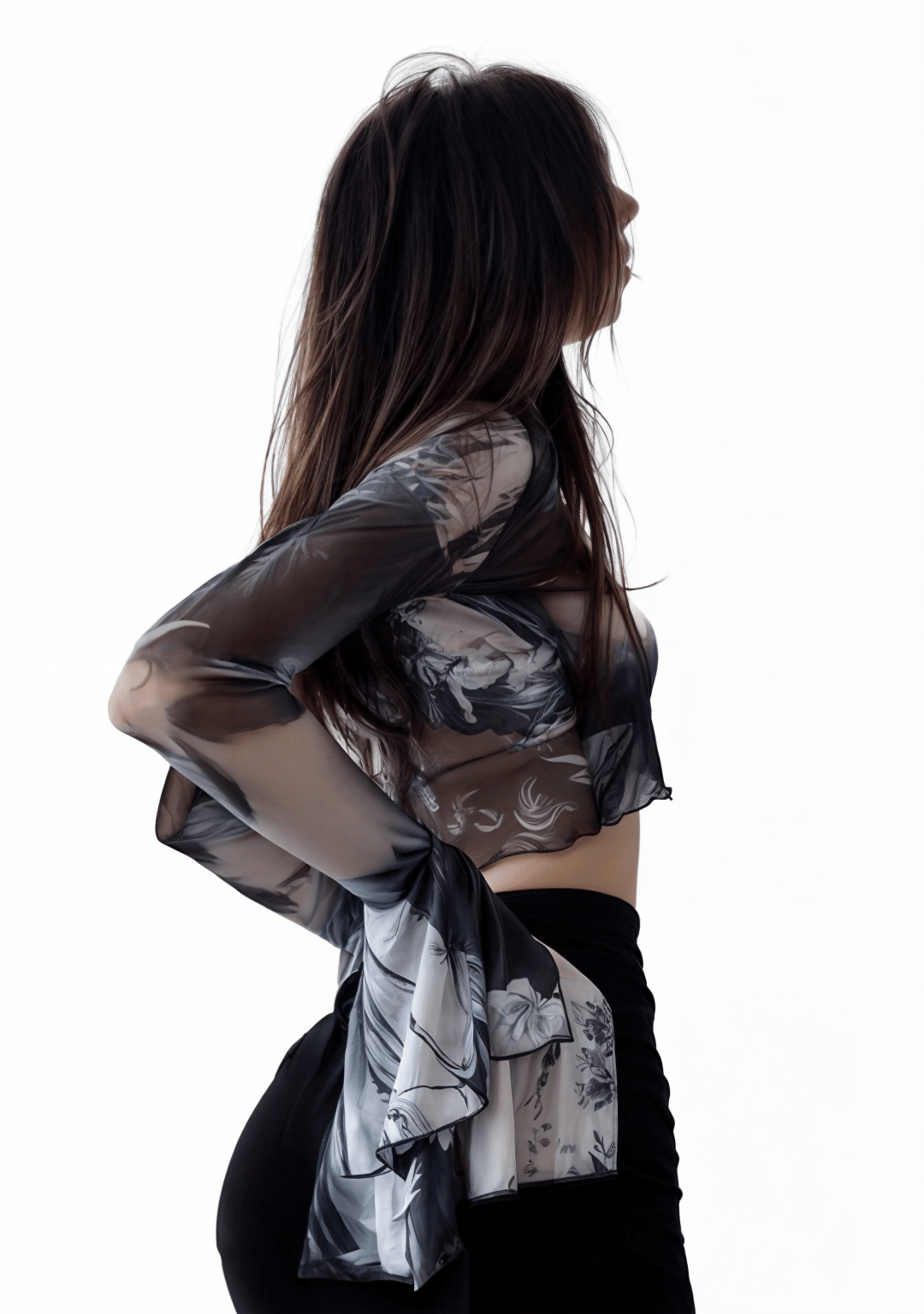 RAVEOWN | Crop Top à Manches évasées | STORMIC