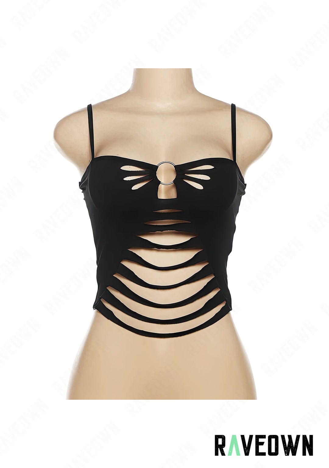 RAVEOWN | Crop Top Fendu Papillon | G.Rave