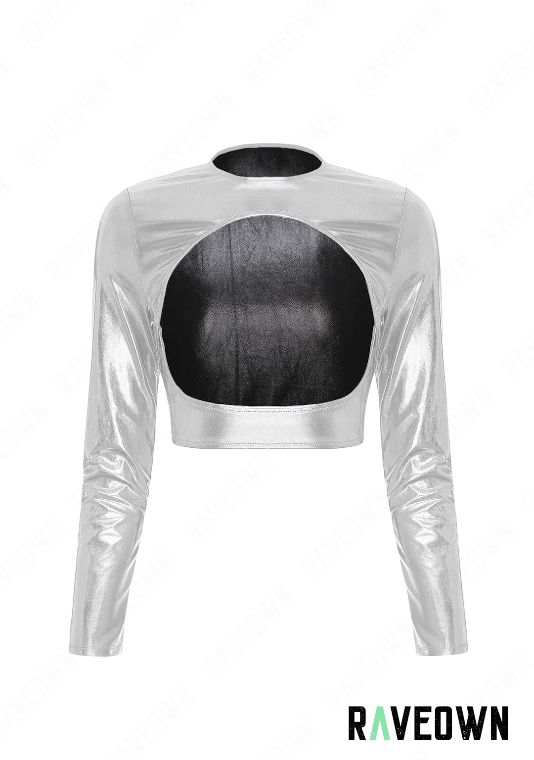 Crop Top Ouverture Avant | MOON SILVER