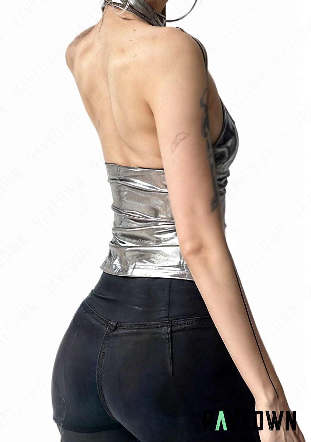 RAVEOWN | Débardeur Argenté Foncé | MOON SILVER