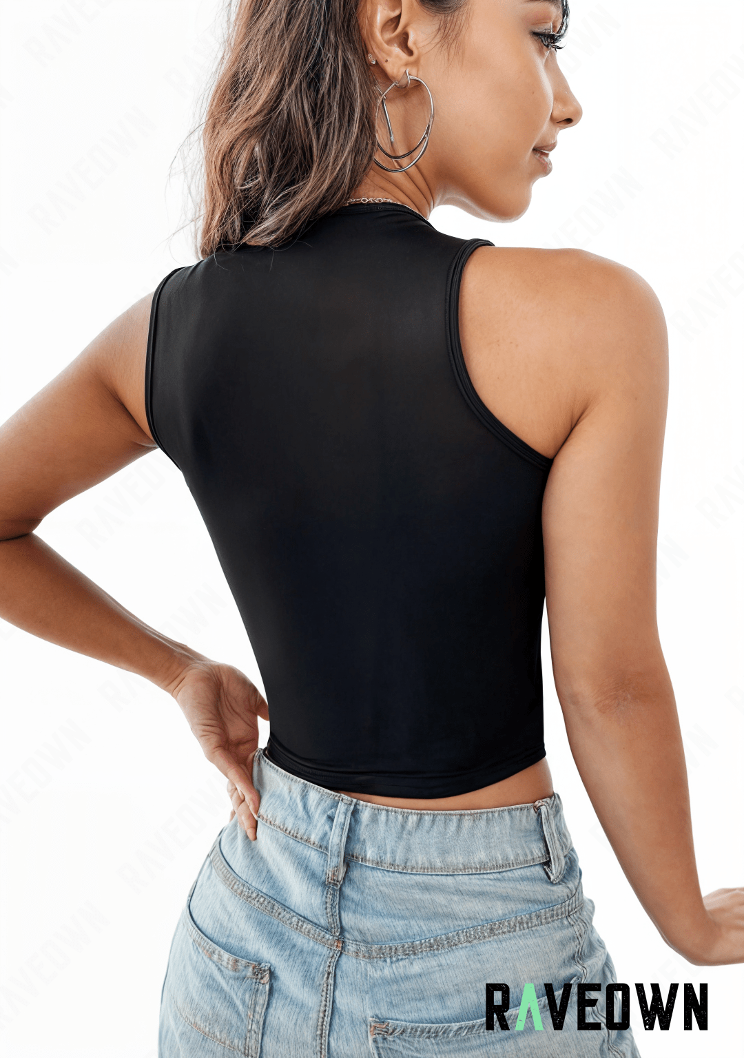 RAVEOWN | Débardeur Noir Femme | EchoRave