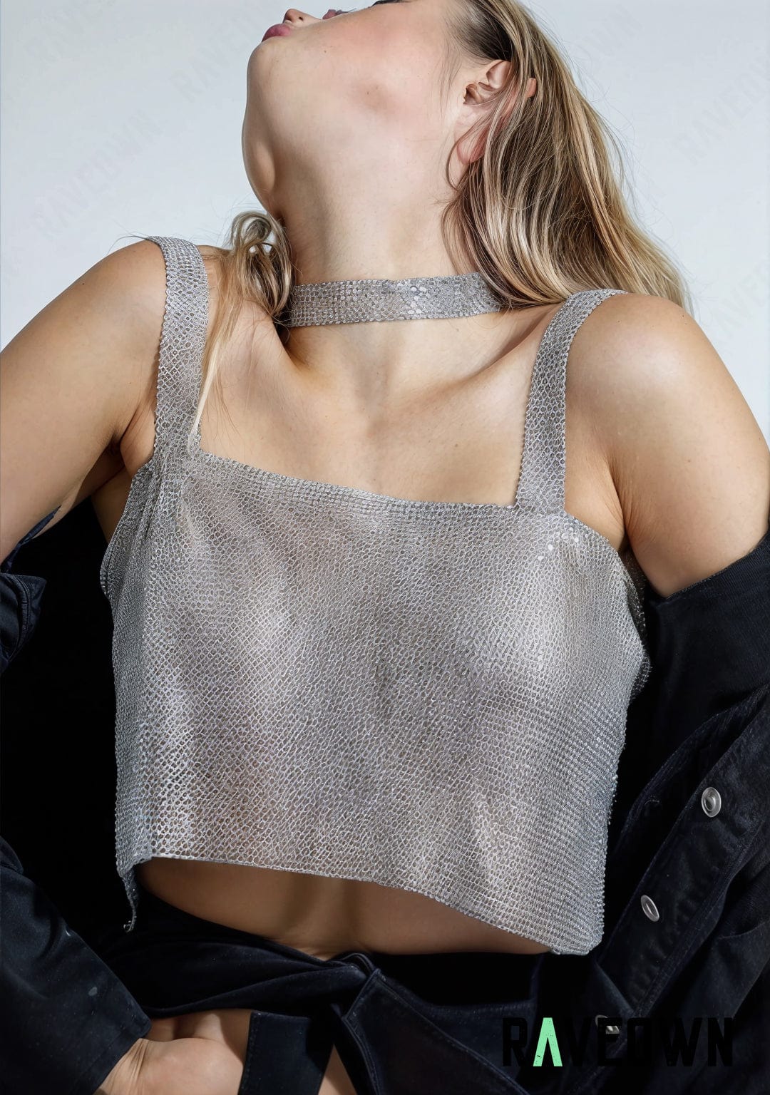 RAVEOWN | Débardeur Scintillant | MOON SILVER