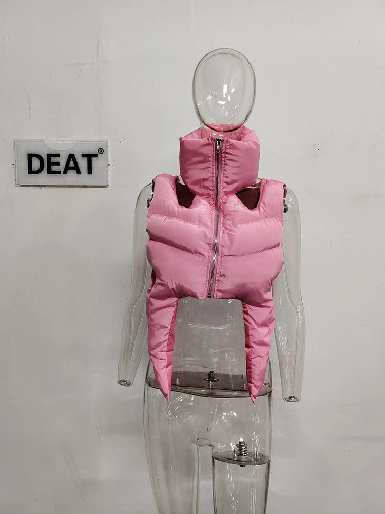 RAVEOWN | Doudoune Sans Manche Femme | Festival Rave Rose / S