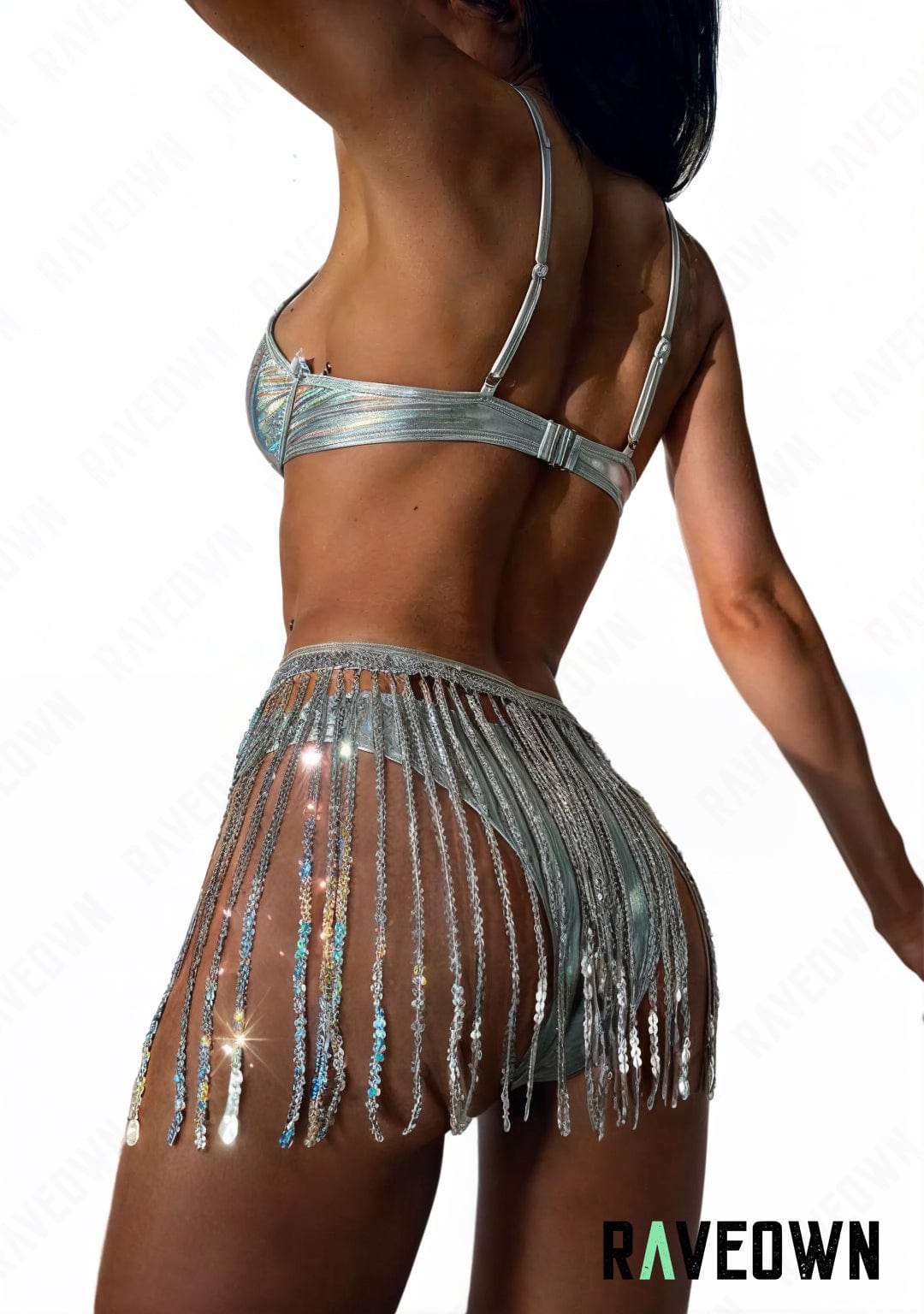 RAVEOWN | Ensemble 3 pièces Argenté | MOON SILVER Holo