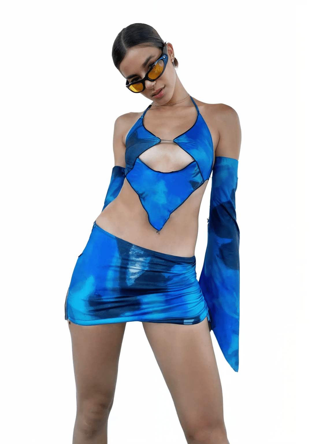 RAVEOWN | Ensemble Abstrait Bleu | Abstract