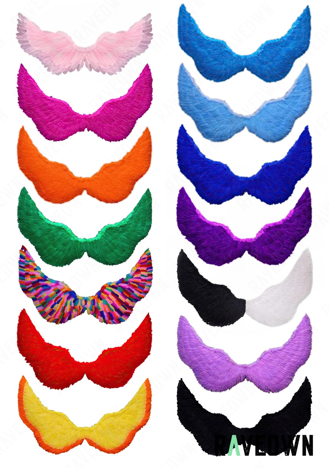 RAVEOWN | Grandes ailes à Plume | RavenGlow