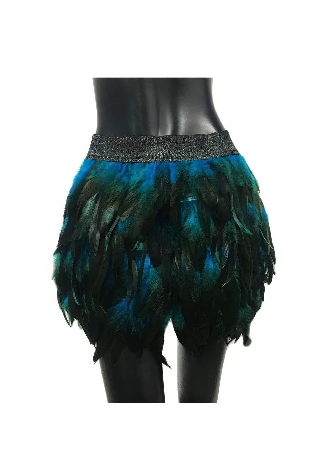 RAVEOWN | Jupe à Plumes | RavenGlow Lac Bleu / XS-S