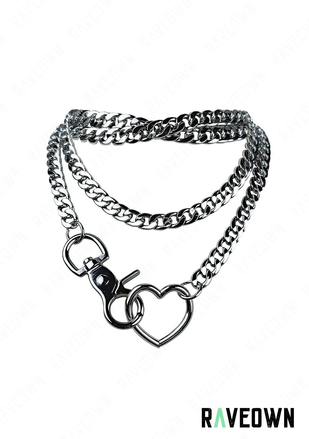 RAVEOWN | Long Collier Hot Tension | RÆVEN Argenté / 86cm