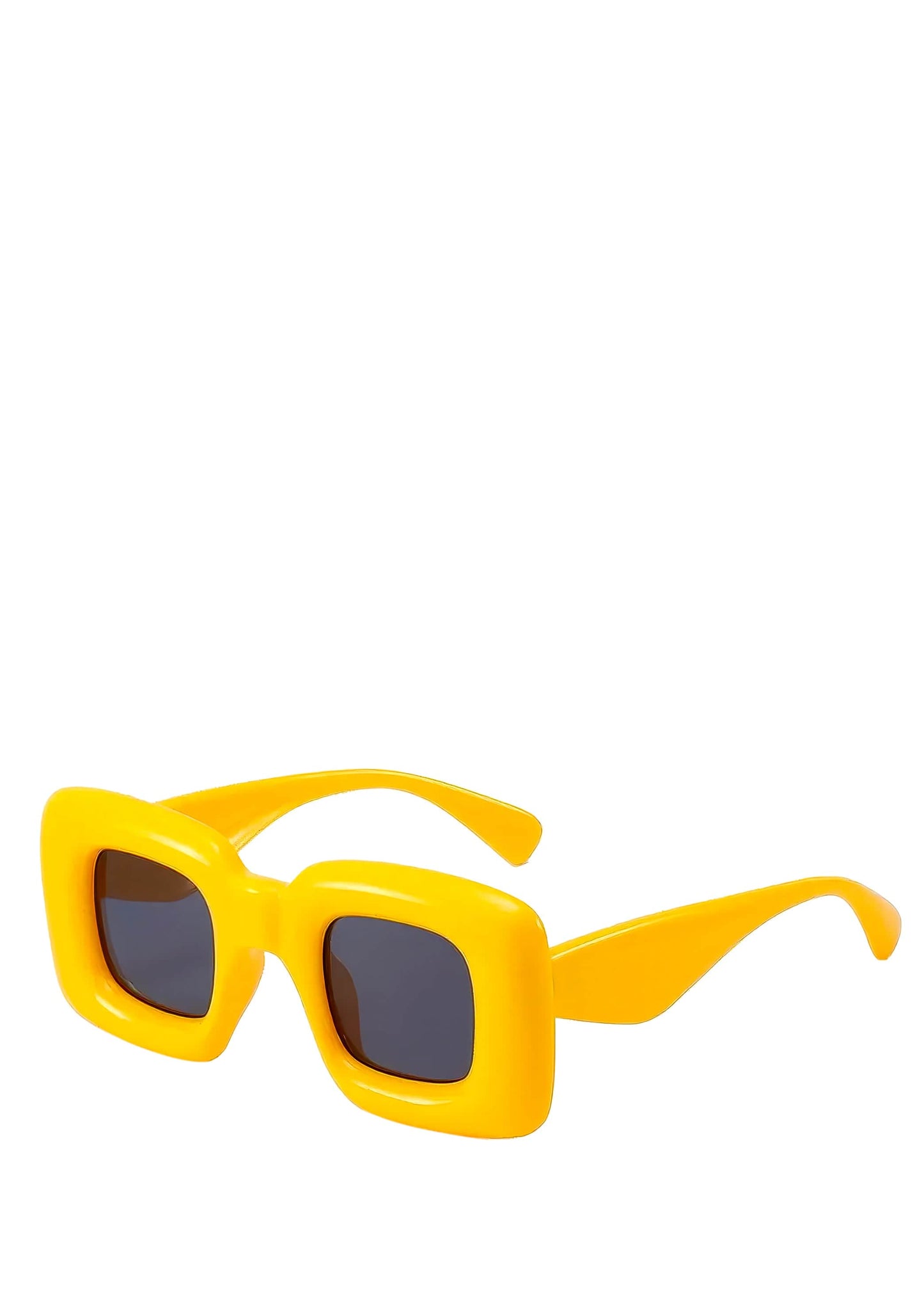 RAVEOWN | Lunette Bubble Carré Jaune