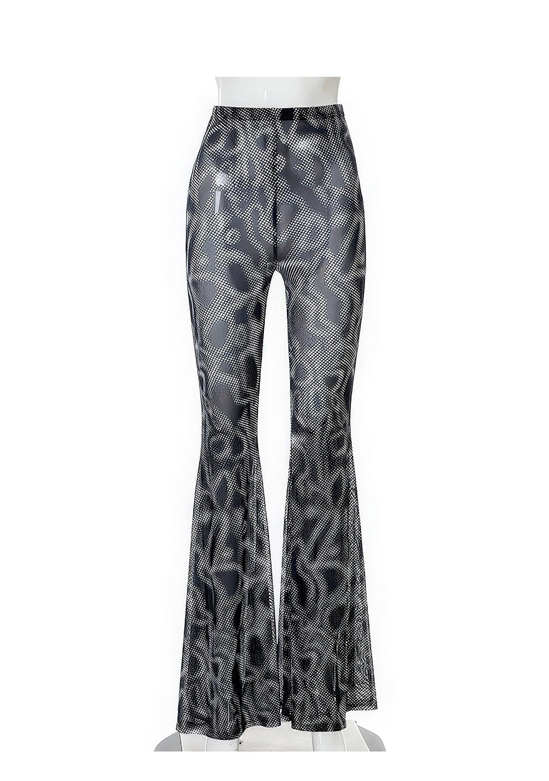 RAVEOWN | Pantalon Evasé transparent | Abstract